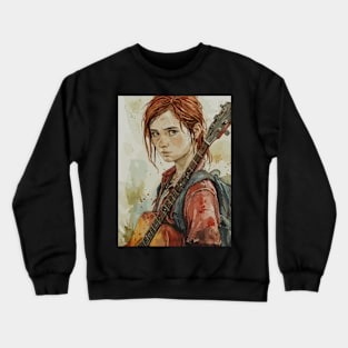 The Last of Us 2 Remastered TLOU2 Ellie Fanart Crewneck Sweatshirt